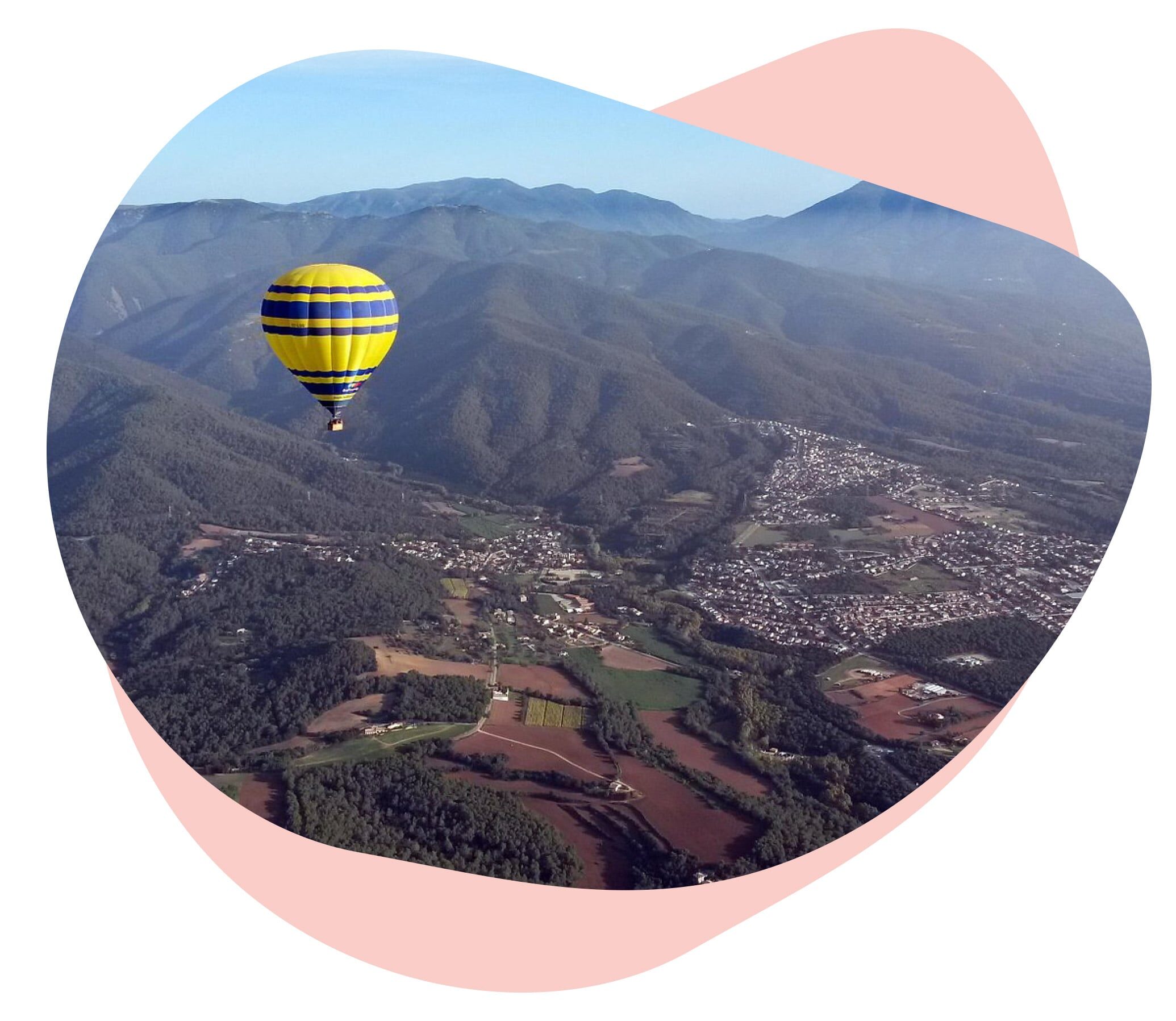 Montserrat Views on Hot Air Balloon